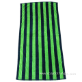 Cotton striped swimming pool towel beach towel